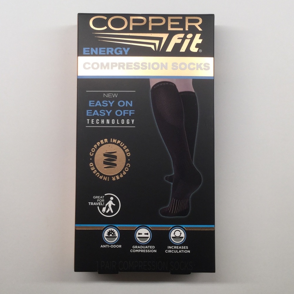 Unisex Copper Fit Energy Compression Sock